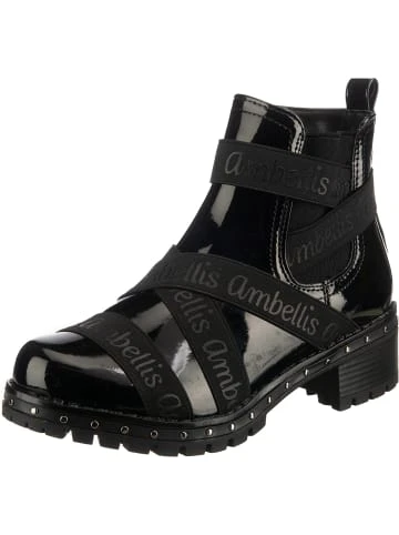 Stiefeletten Ambellis All Over Glossy Strap Chelsea Boots Günstig Kaufen