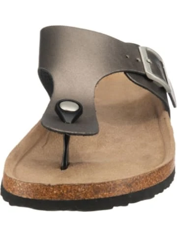 Sandalen Ambellis Classic Zehentrenner Im Metallic Look Günstig Kaufen – Bild 4