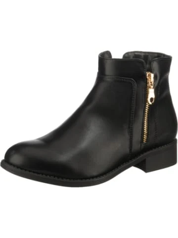 Ambellis Gold Zipper Stiefeletten Günstig Kaufen