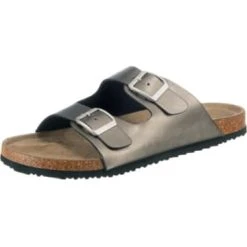 Clogs & Pantoletten Ambellis Metallic Two Strap Pantoletten Günstig Kaufen