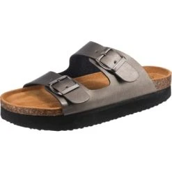 Clogs & Pantoletten Ambellis Plateau-Pantoletten Günstig Kaufen