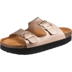 Clogs & Pantoletten Ambellis Plateau-Pantoletten Günstig Kaufen