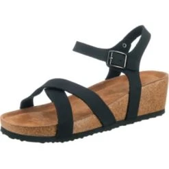 Sandalen Ambellis Riemchensandaletten Mit Keilabsatz Günstig Kaufen