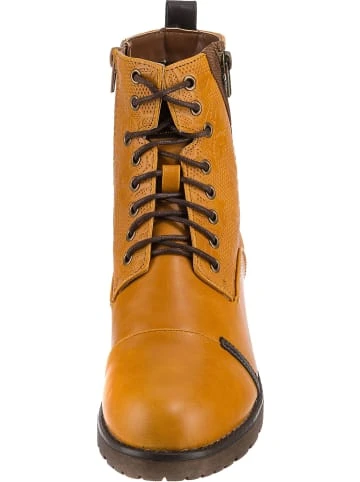 Stiefeletten Ambellis Schnürstiefel Mit Zipper Und Blumen Detail Günstig Kaufen – Bild 4
