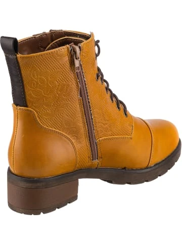 Stiefeletten Ambellis Schnürstiefel Mit Zipper Und Blumen Detail Günstig Kaufen – Bild 5