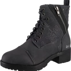 Stiefeletten Ambellis Schnürstiefel Mit Zipper Und Blumen Detail Günstig Kaufen