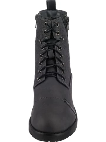 Stiefeletten Ambellis Schnürstiefel Mit Zipper Und Blumen Detail Günstig Kaufen – Bild 4