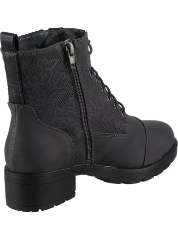 Stiefeletten Ambellis Schnürstiefel Mit Zipper Und Blumen Detail Günstig Kaufen – Bild 5