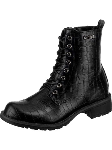 Ambellis Schnürstiefeletten Mit Animal Optik Günstig Kaufen