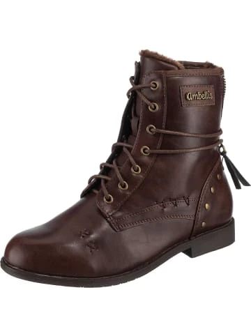 Ambellis Schnürstiefeletten Vintage Look Günstig Kaufen