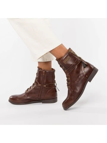 Ambellis Schnürstiefeletten Vintage Look Günstig Kaufen – Bild 2