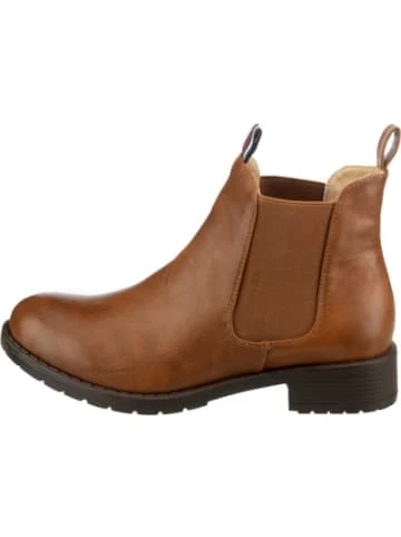 Stiefeletten Ambellis Vegane Classic Chelsea In Leder Optik Mit Farbakzent Chelsea Boots Günstig Kaufen – Bild 3