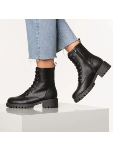 Ambellis Verstärkte Schnürstiefeletten Mit Anziehschlaufe Schnürstiefeletten Günstig Kaufen – Bild 2